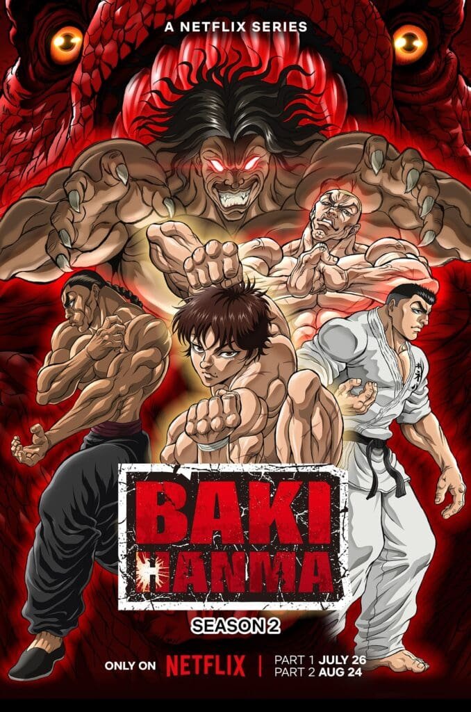 Key visual of Baki Hanma Season 2 (Image via Netflix)