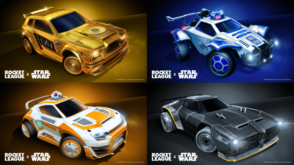 Rocket League X Star Wars items