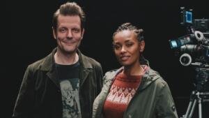 Sam Lake and Melanie Liburd (L to R)