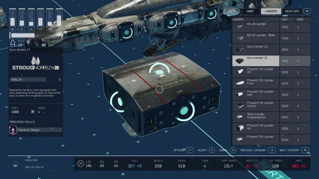 Ship Customization in Starfield