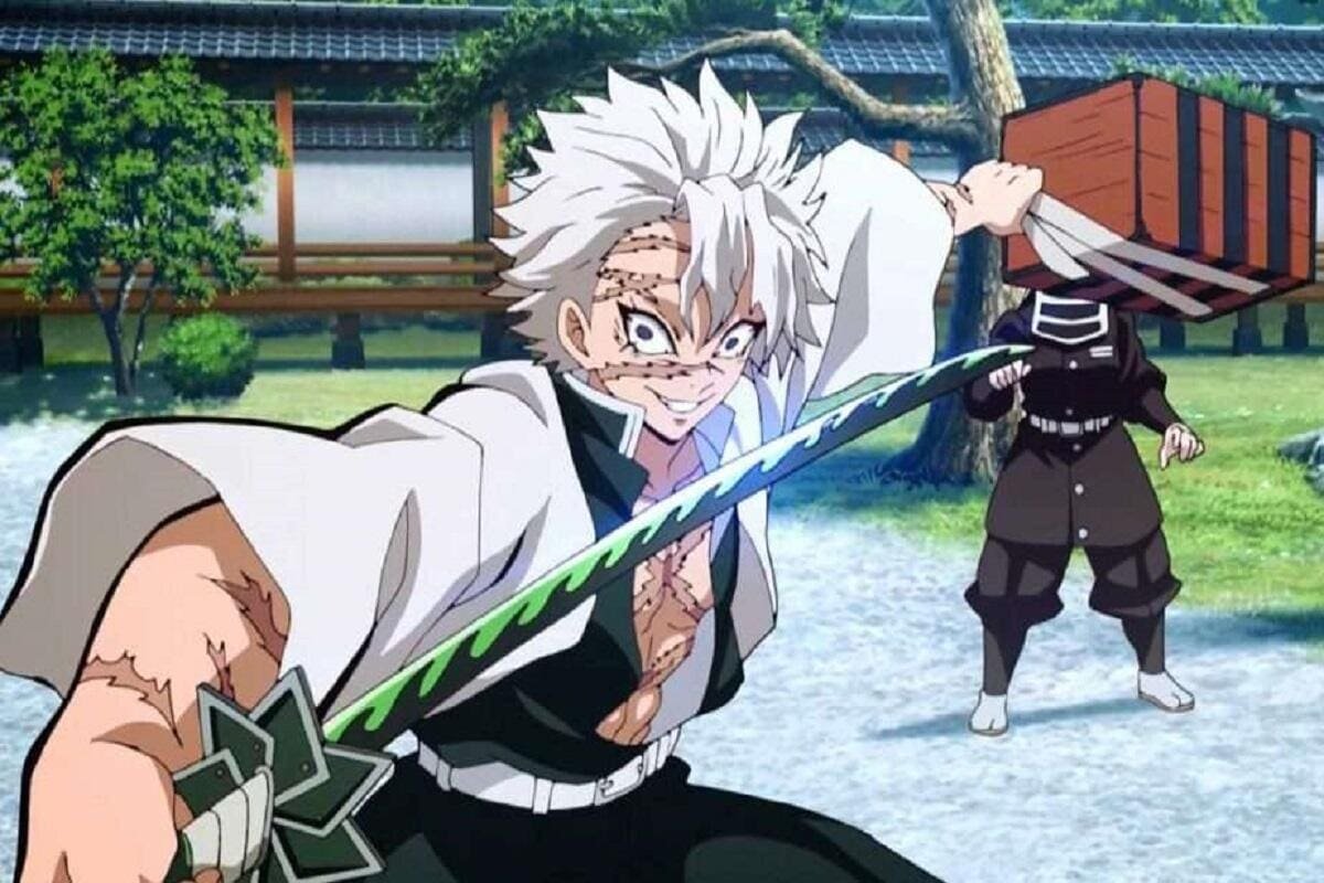 Wind Hashira Sanemi Shinazugawa in Demon Slayer