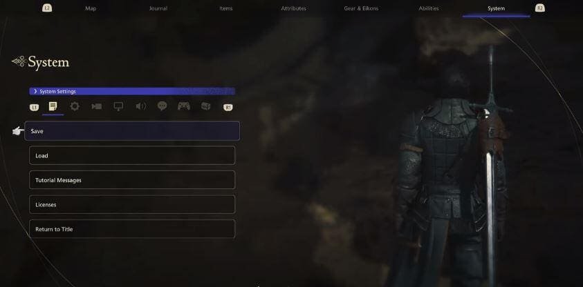 final fantasy 16 menu