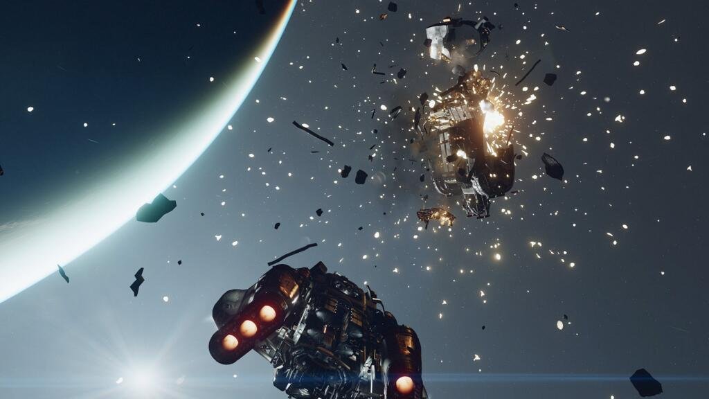 Starfield ship combat