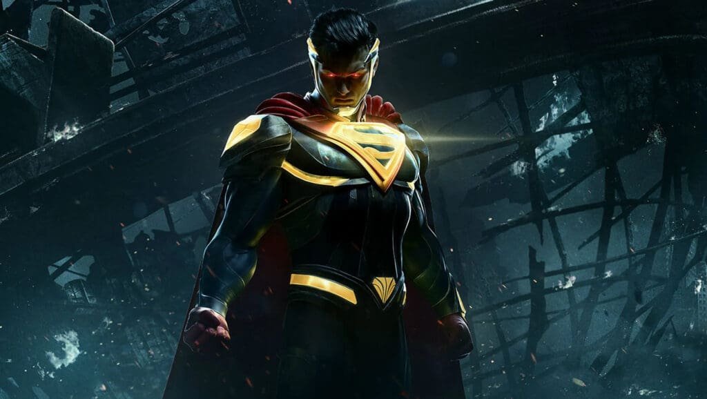 Injustice 2 Cover art featuring Superman, best superhero games on PS4