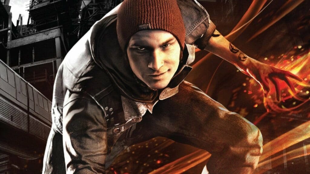 Infamous 2 Cover Art best superhero games on PS4