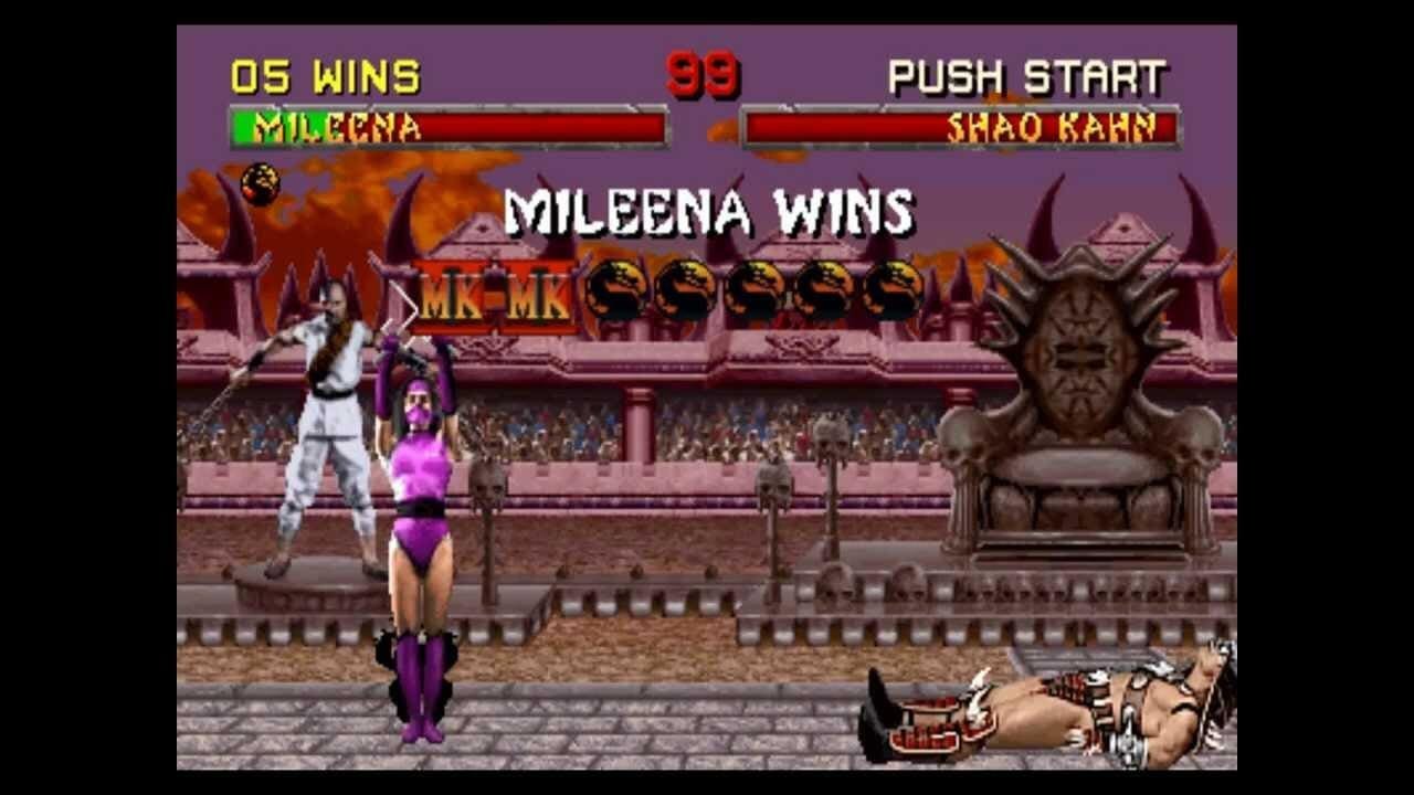 Mileena playthrough in Mortal Kombat 2