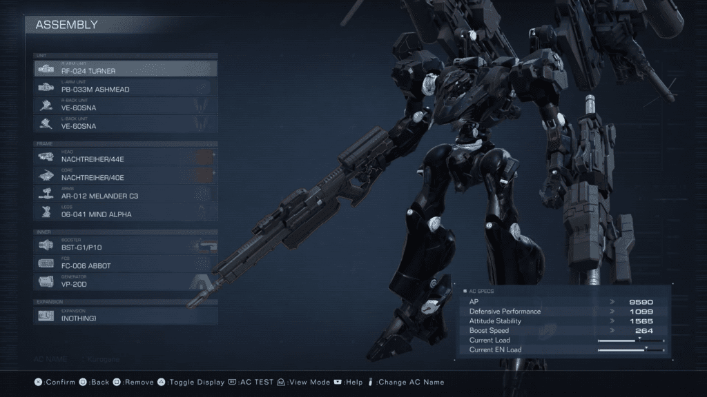 Armored Core 6 Ibis