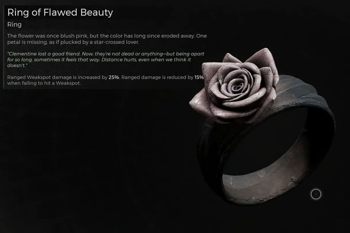 Ring of Flawed Beauty in Remnant 2