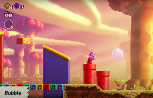 New Bubble Power-up in Super Mario Bros Wonder