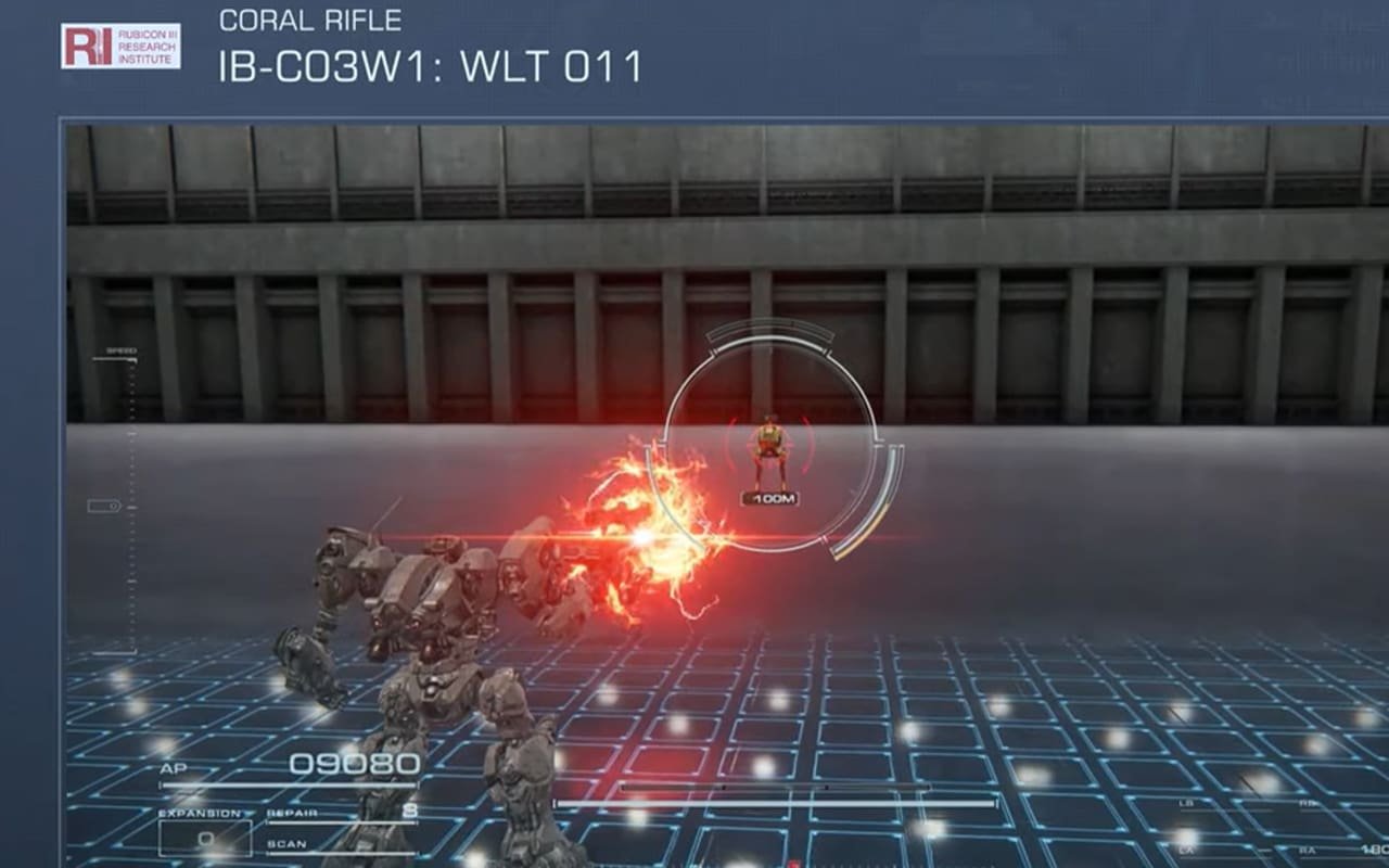 Armored Core 6 Coral Weapons