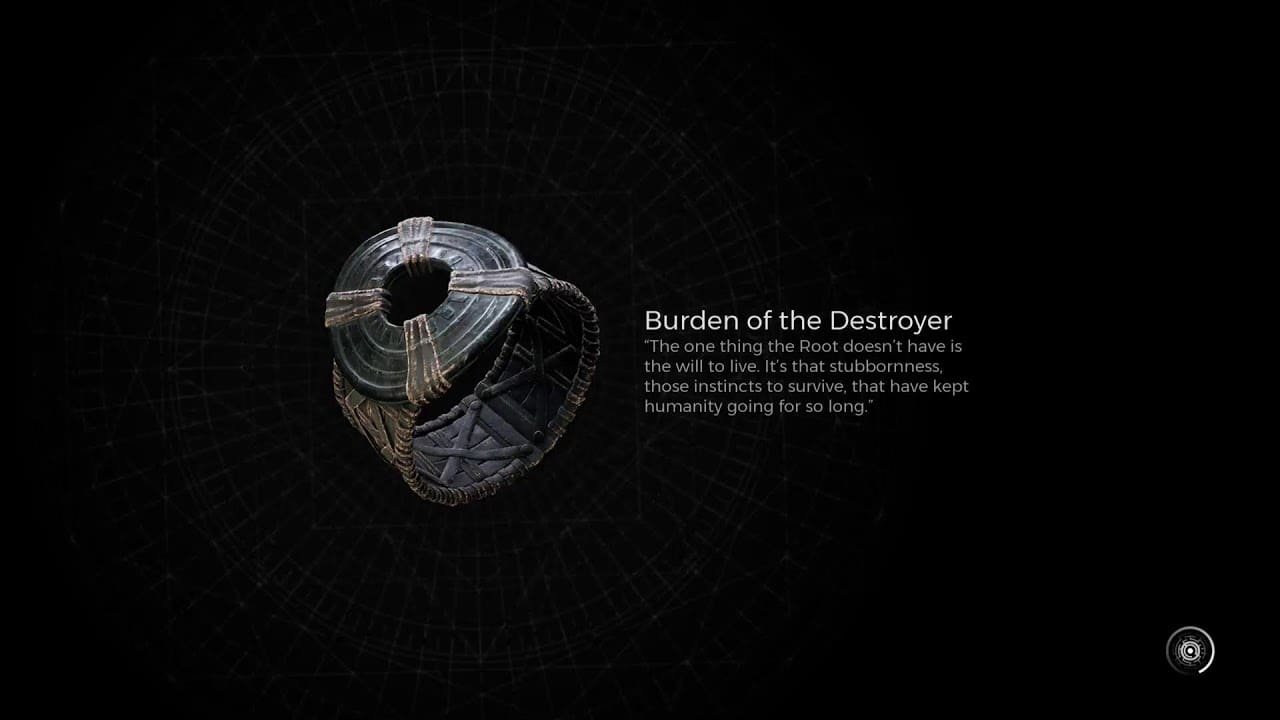 Burden of the Destroyer ring in Remnant 2