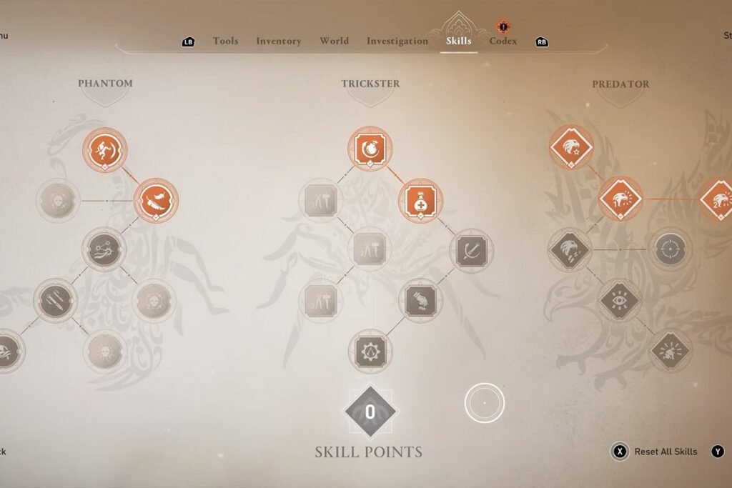 Skill Points, Assassin's Creed Mirage Level up guide