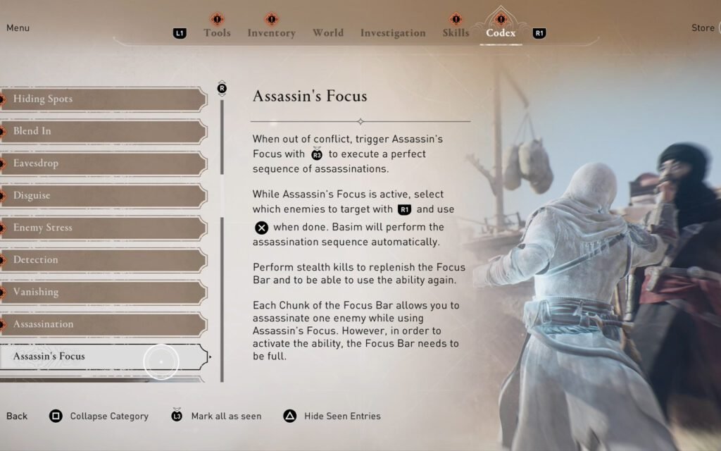 ac mirage unstoppable trophy guide assassin's focus