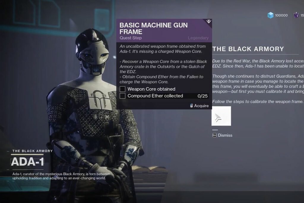 Black Armory Machine Gun