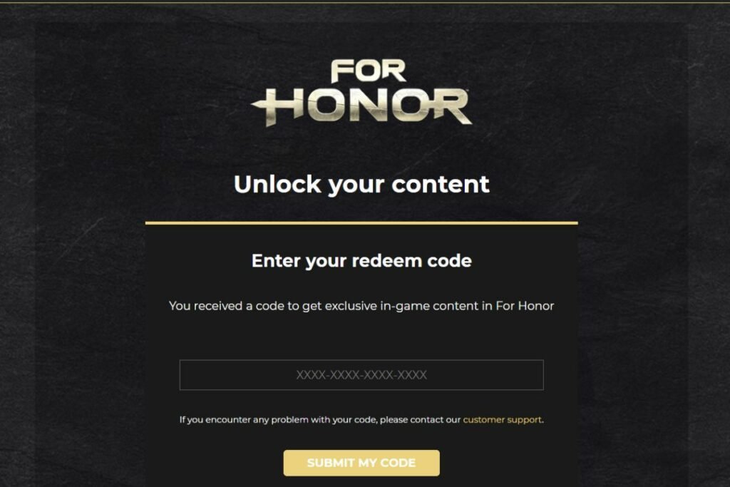 For Honor Redeem Codes 