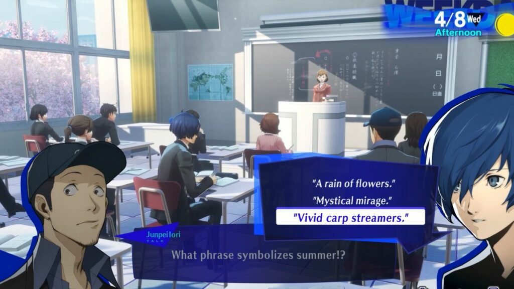 Persona 3 Reload: All Classroom Questions & Answers