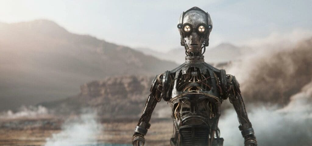 A droid in the trailer of Star Wars: Eclipse