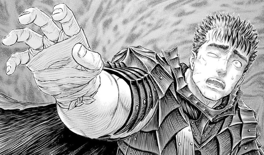 The tortured protagonist Guts in kentaro Miura's magnum opus. (Image via Muneyuki Kaneshiro)