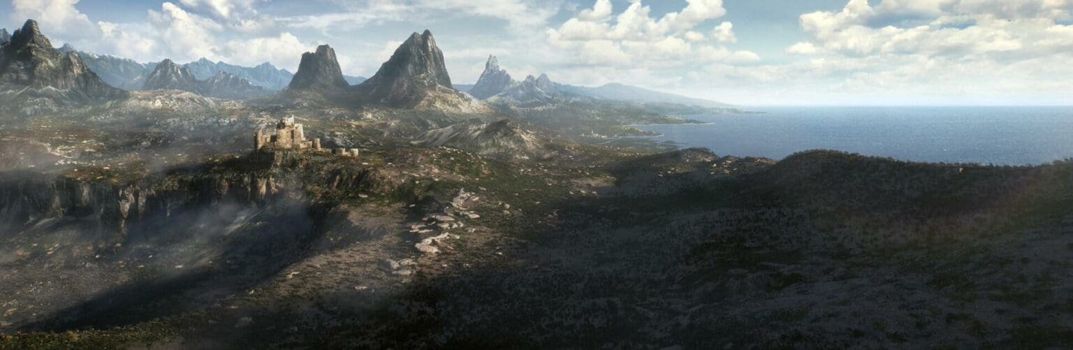 A Screen grab from Bethesda's 2018 E3 teaser of Elder Scrolls 6