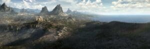 A Screen grab from Bethesda's 2018 E3 teaser of Elder Scrolls 6