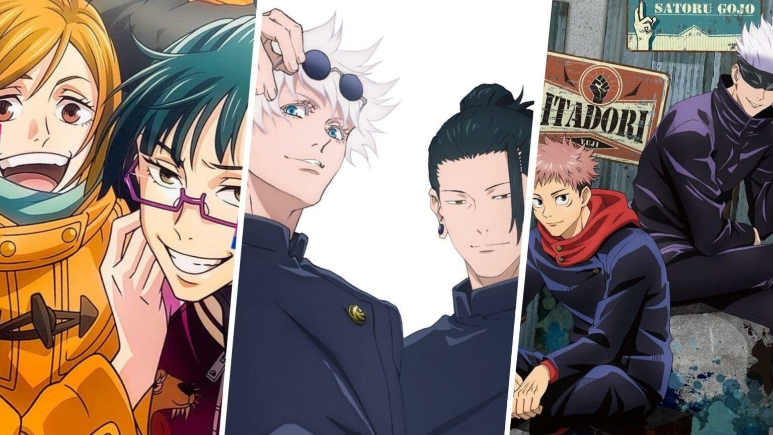 NobaMaki, SatoSuga, GooYuu ships from Jujutsu Kaisen