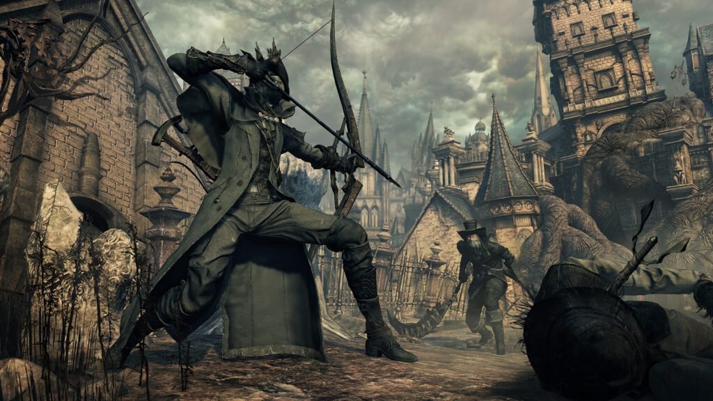 Bloodborne's trick weapons in action. 