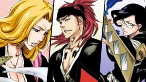 Rangiku, Renji, Nanao in Bleach