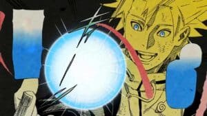 Minato creating his first ever successful Rasengan