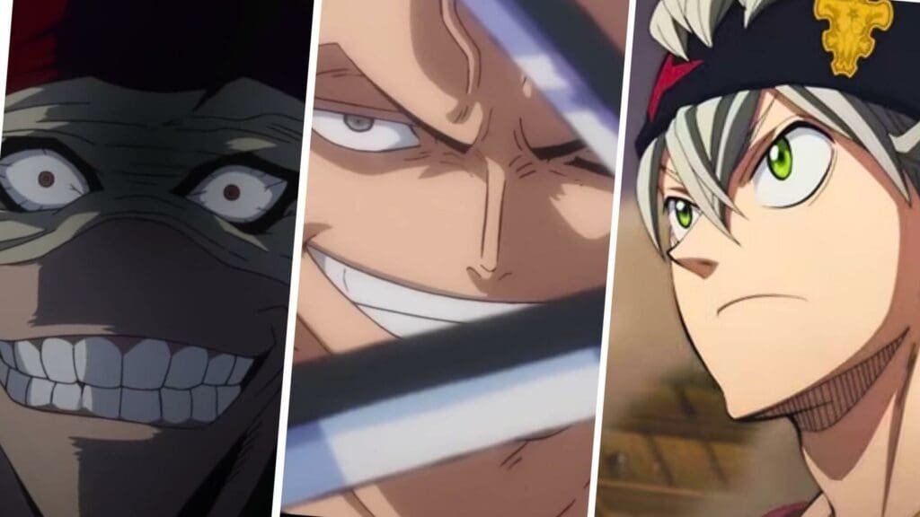 Iconic sword users in anime