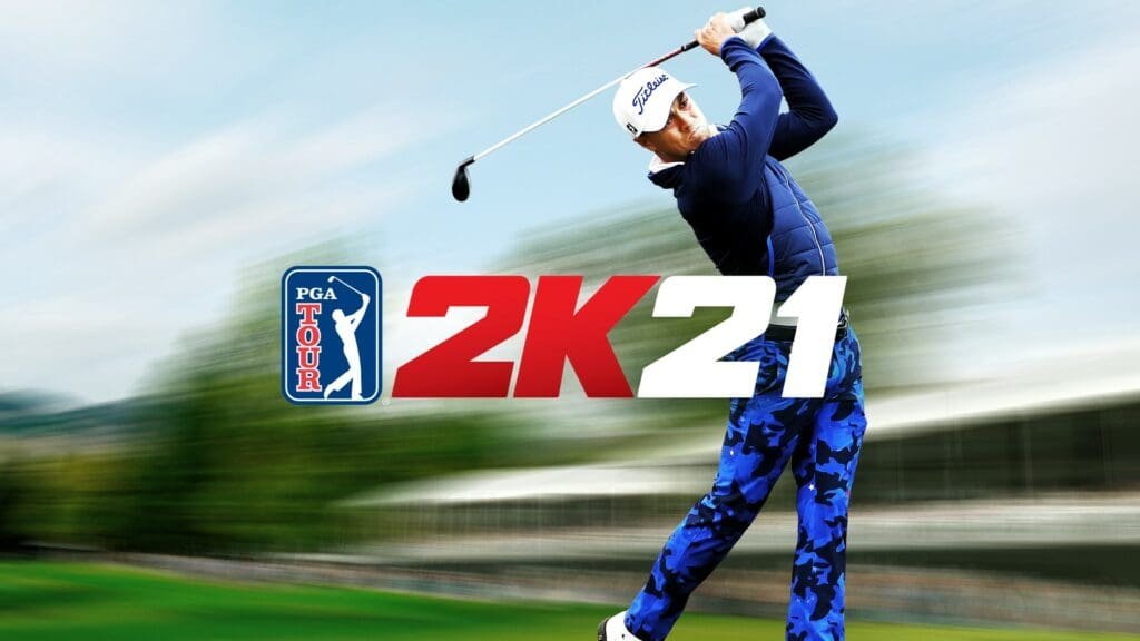 Cover art for PGA Tour 2k21 featuring Tiger Woods - One of the best golf games for PC