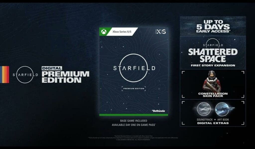 Starfield Shattered Space DLC will be included in Premium and Constellation Editions