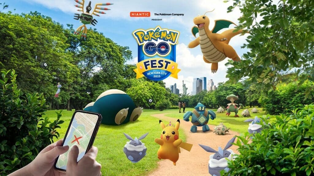 Promotional Artwork for Pokemon GO Fest 2023