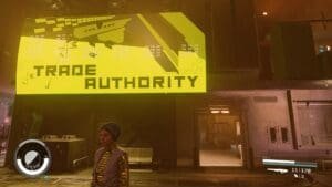 Trade Authority building where you can sell contraband in Starfield (Image via Bethesda)