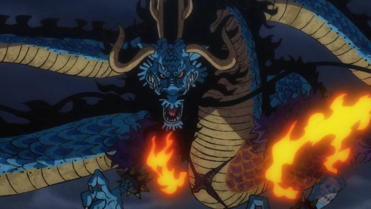 Kaido from One Piece anime (Image via TOEI Animation)