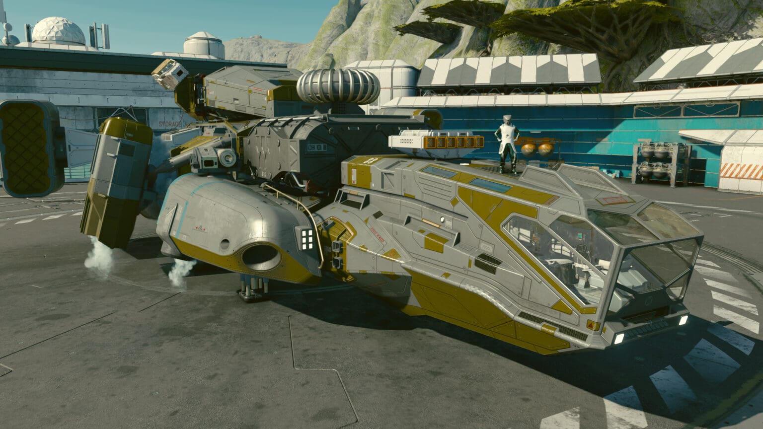 Razorleaf starship and Mantis spacesuit - the rewards for solving Starfield Mantis Puzzle