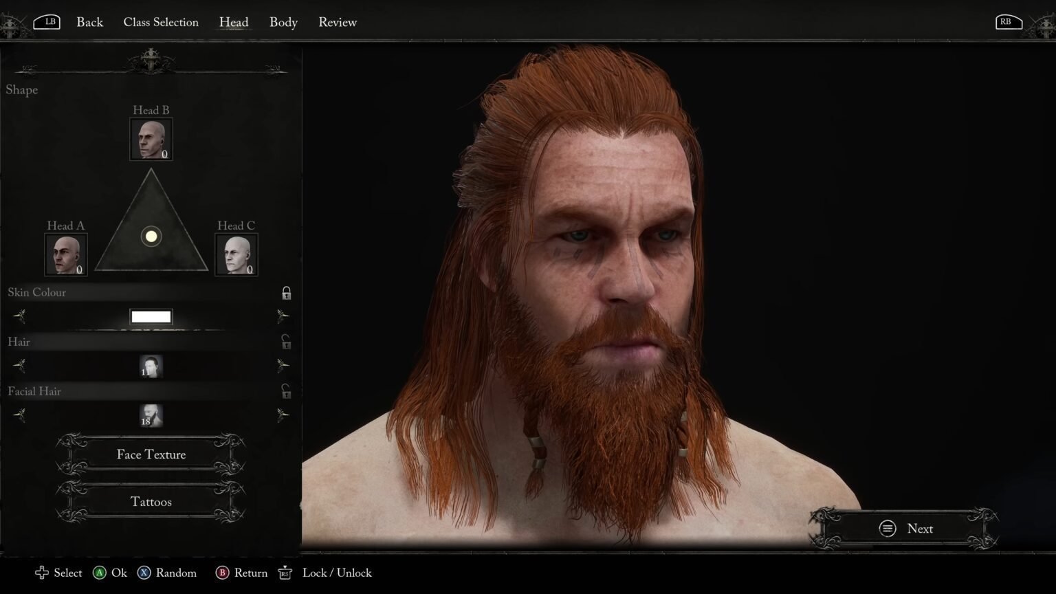 lords of the fallen character customization options