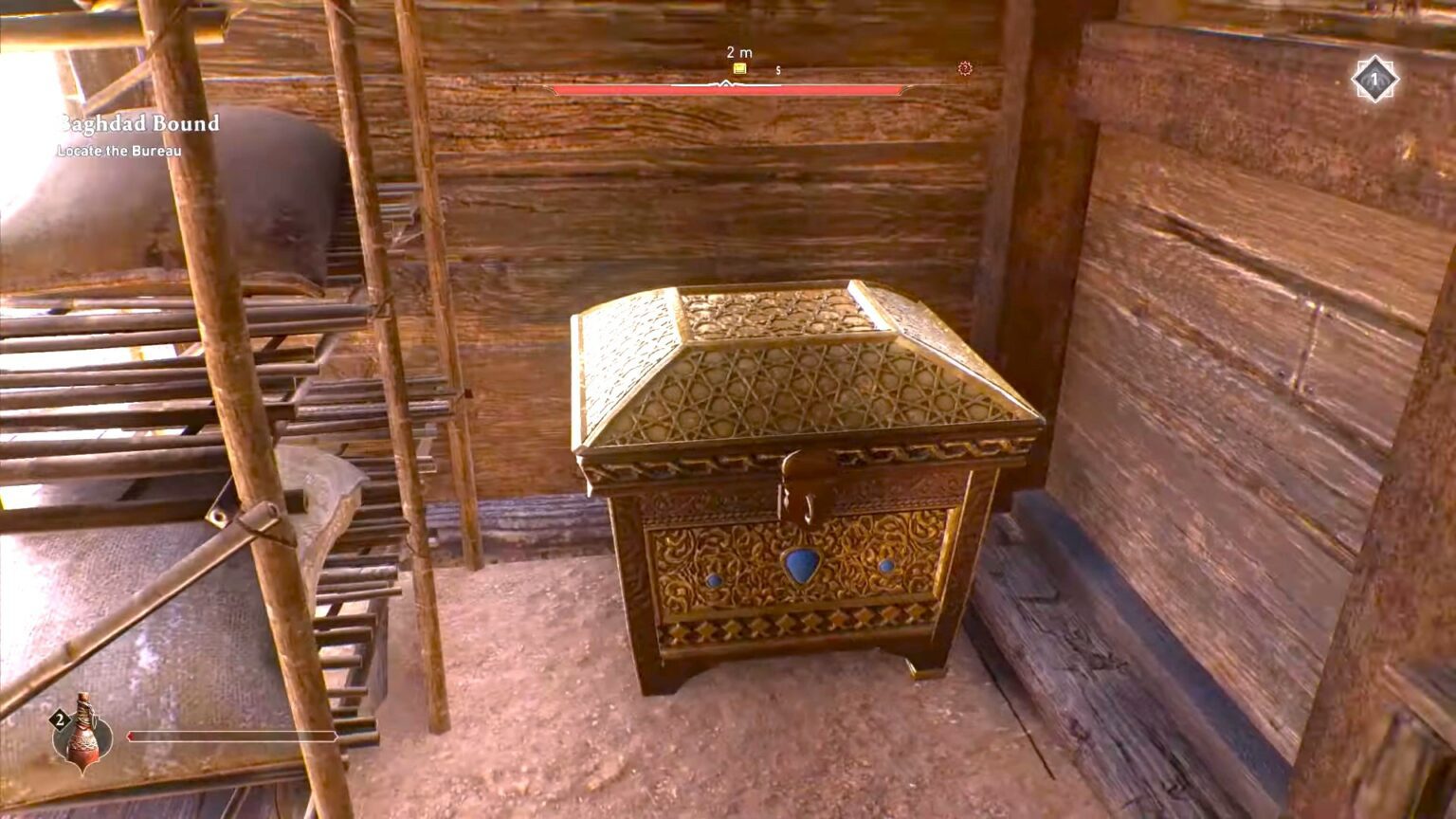 Upper Harbor Gear Chest Location in Assassin's Creed Mirage