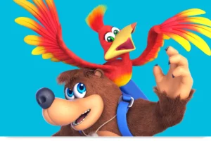 Banjo and Kazooie - Promotional Artwork for the game displaying both protagonists