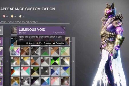 Luminous Void Shader Destiny 2