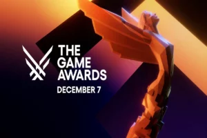 The Game Awards Promotional Poster with Trophy
