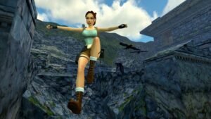 Lara Croft in Tomb Raider 1-3 Remastered