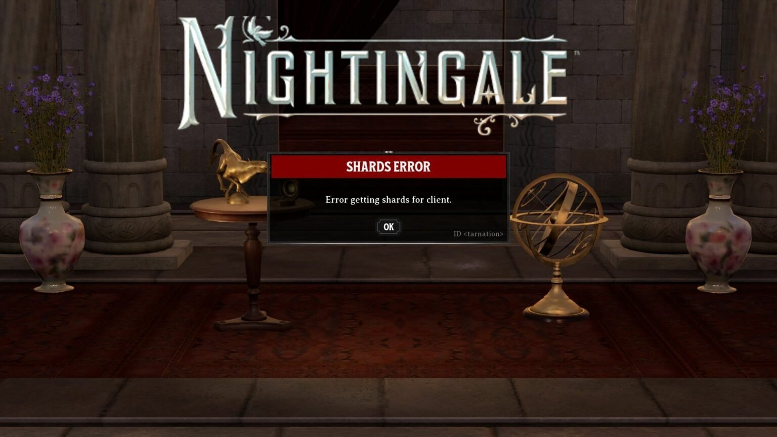 Nightingale Error getting Shards For Client