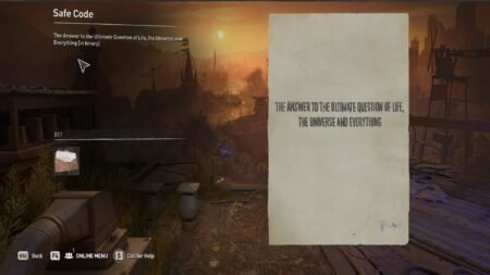 dying light 2 answer to the ultimate question