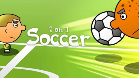 Promotional artwork for 1 on 1 soccer