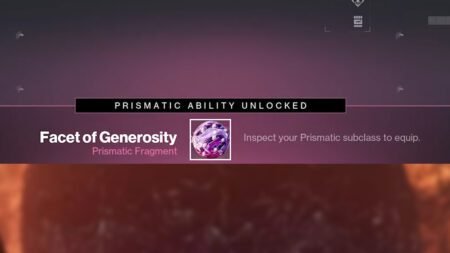 Facet of generosity destiny 2