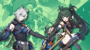 Zenless Zone Zero ZZZ Seth Qingyi green background