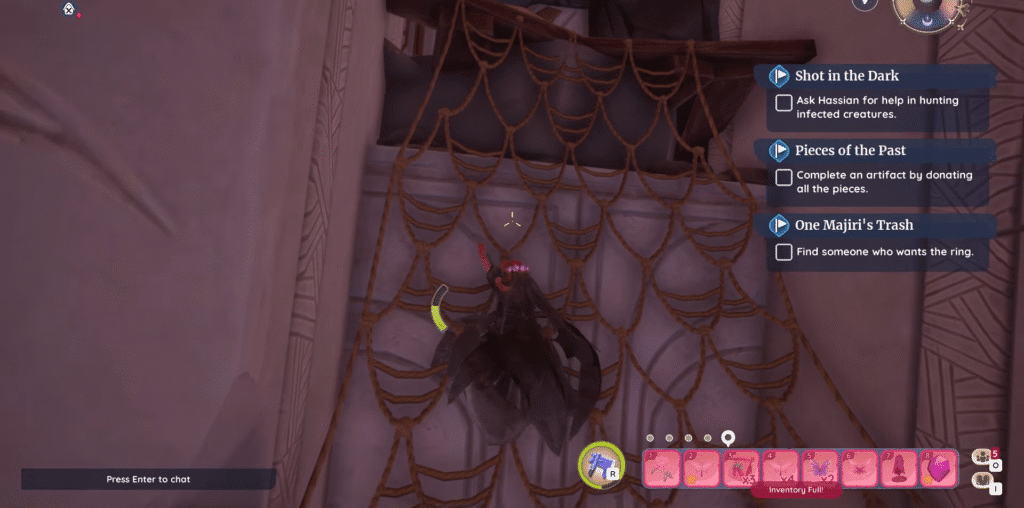 Palia Elderwood: How To Get Out Of The Beast's Lair | | GamesHorizon climbing wall like a shiprunt palia