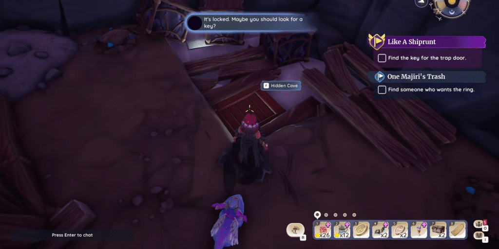 Palia Elderwood: How To Get Out Of The Beast's Lair | | GamesHorizon trapdoor like a shiprunt palia