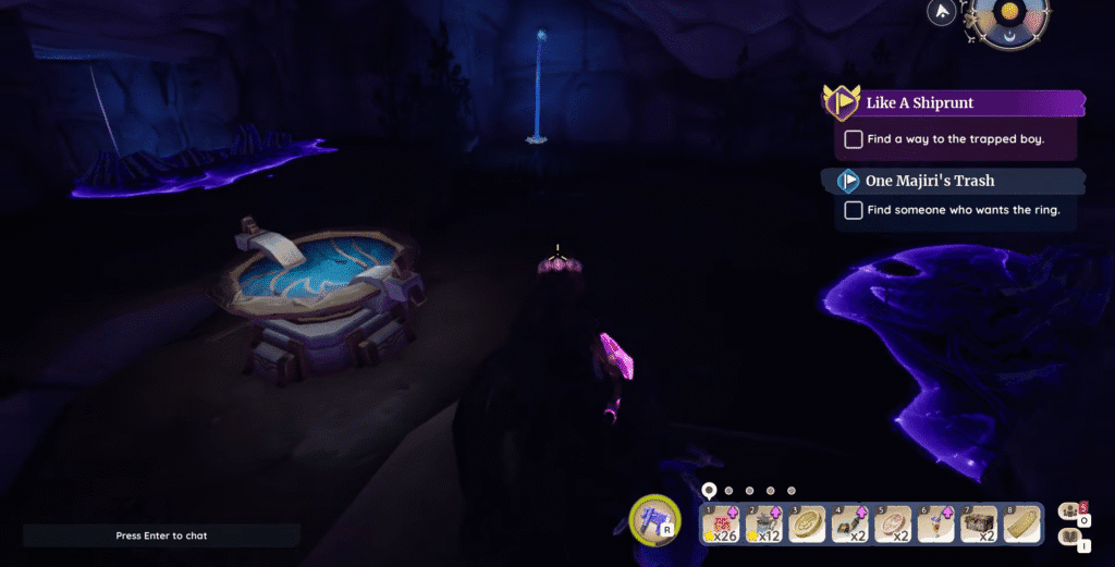 Palia Elderwood: How To Get Out Of The Beast's Lair | | GamesHorizon water sprout room like a shiprunt palia