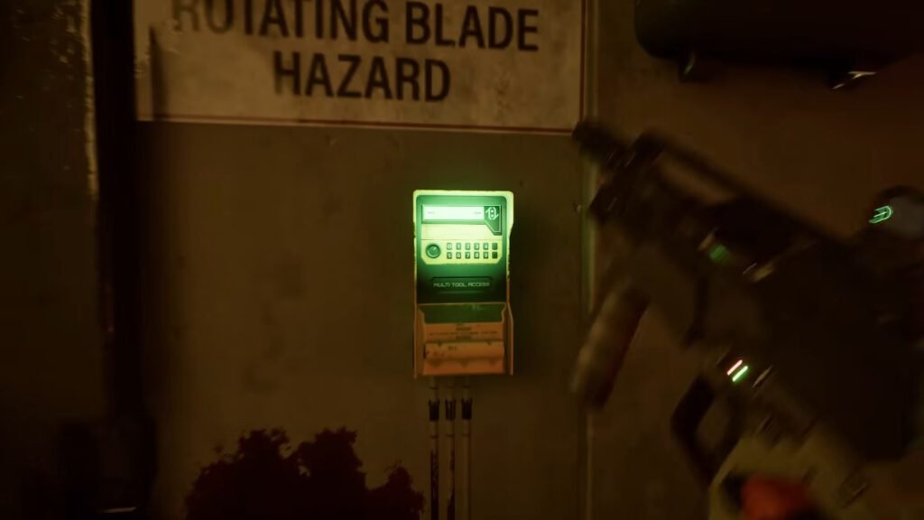 The player in front of a computer in Killing Floor 3.